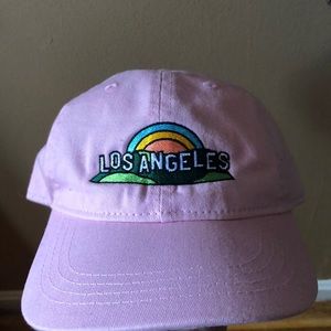 Pink baseball cap